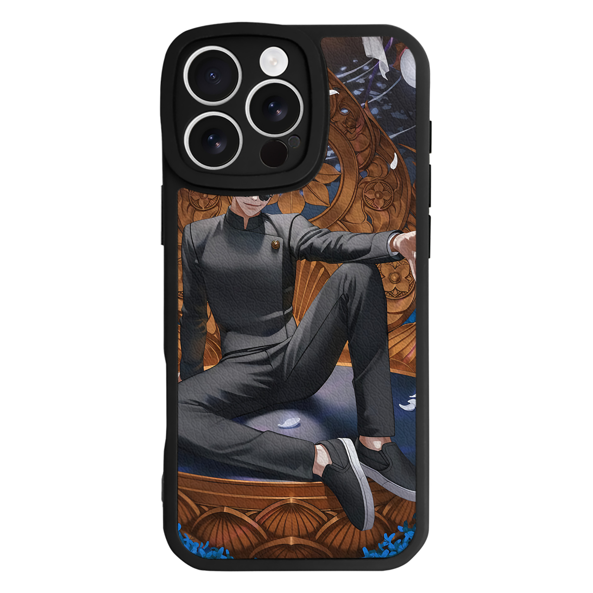 （画像用） 呪術廻戦 Jujutsu Kaisen 【iPhone 16シリーズ対応】シリコンスマホケース（レザー調） 材質：シリコン
